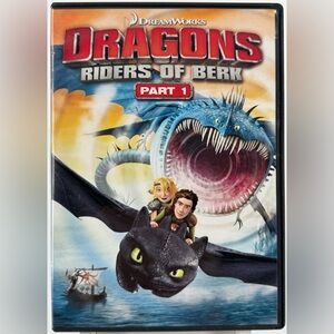 DreamWorks Dragons: Riders of Berk Part 1 on DVD.